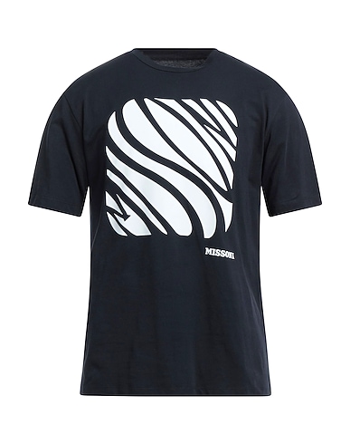 MISSONI T-shirt Midnight blue 100% Cotton