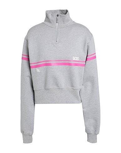 GCDS Felpa Grigio 100% Cotone