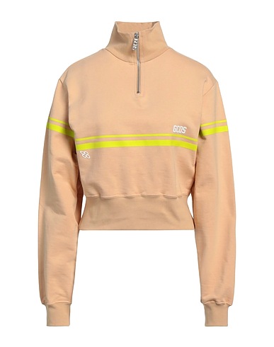 GCDS Felpa Beige 100% Cotone