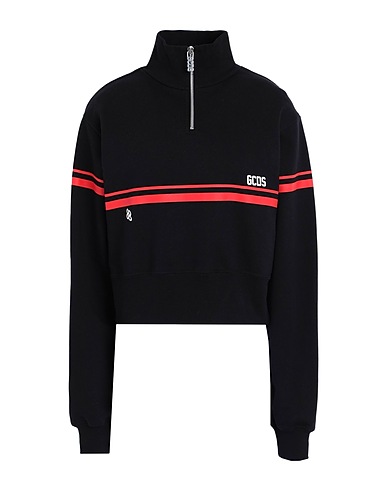 GCDS Sweatshirt Black 100% Cotton