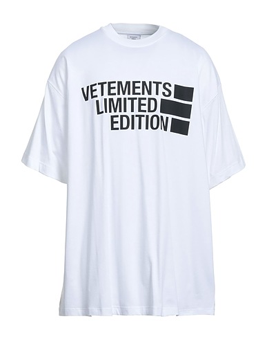 VETEMENTS T-shirt White 100% Cotton