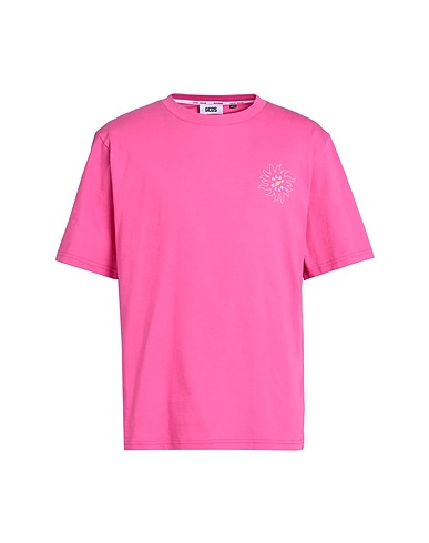 GCDS T-Shirt Fuchsia 100% Baumwolle