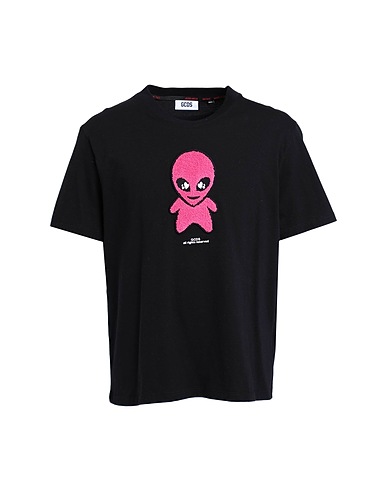 GCDS Ｔシャツ ブラック コットン 100%