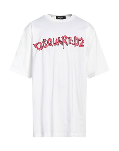 DSQUARED2 T-shirt Bianco 100% Cotone