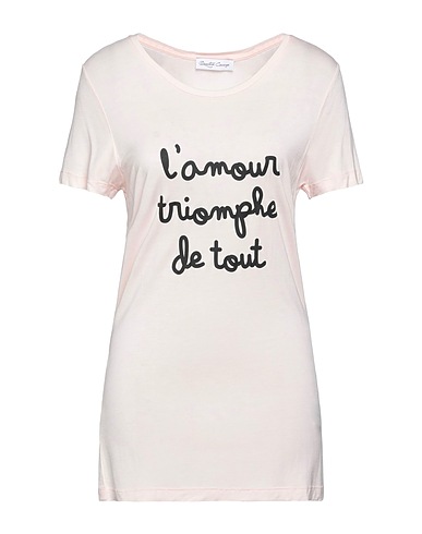 QUANTUM COURAGE T-shirt Light pink 100% Viscose
