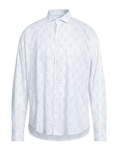 PANAMA Patterned shirt Blue 100% Cotton