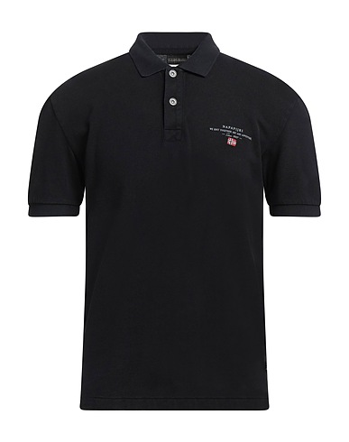 NAPAPIJRI Polo Noir 100% Coton