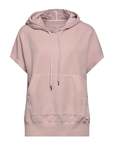 CIRCOLO 1901 Felpa Rosa 95% Cotone, 5% Elastan