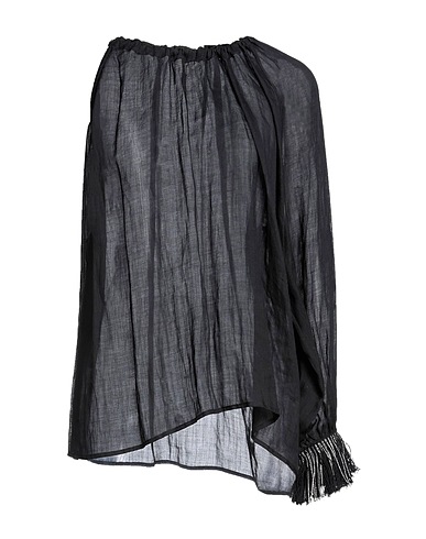 ANTONELLI Top Black 100% Ramie