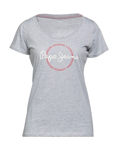 PEPE JEANS T-shirt Light grey 50% Cotton, 50% Polyester
