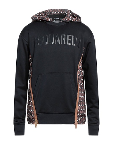 DSQUARED2 Hooded sweatshirt Camel 55% Polyamide, 45% Cotton, Polyester, Elastane