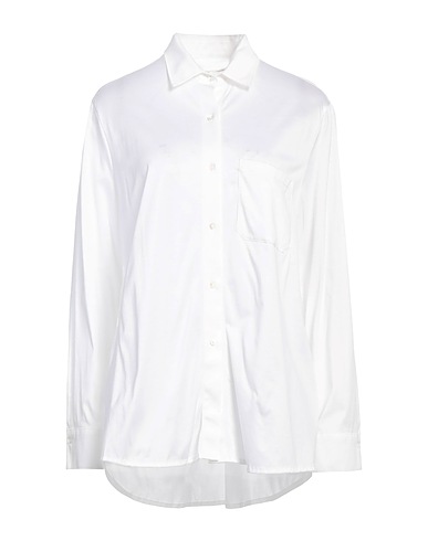 CIRCOLO 1901 Solid colour shirts & blouses White 100% Cotton
