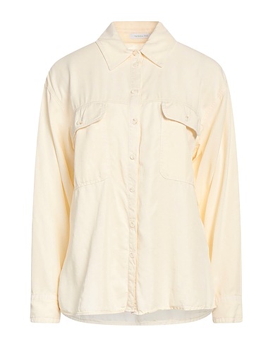 PATRIZIA PEPE Solid colour shirts & blouses Beige 100% Lyocell