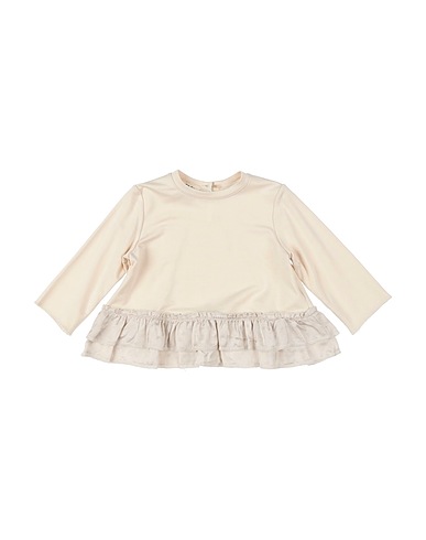CAFFÉ D'ORZO T-shirt Beige 91% Viscose, 9% Elastane, Rayon
