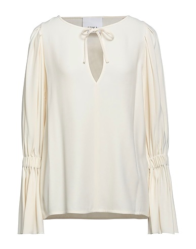 ERIKA CAVALLINI Top Ivory 53% Viscose, 47% Acetate