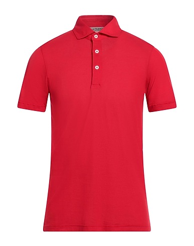 LA FILERIA Polo shirt Red 100% Cotton