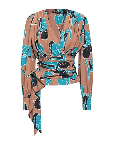 GATTINONI Top Marrone 100% Poliestere