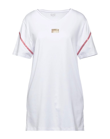 EA7 T-shirt White 47% Cotton, 47% Modal, 6% Elastane