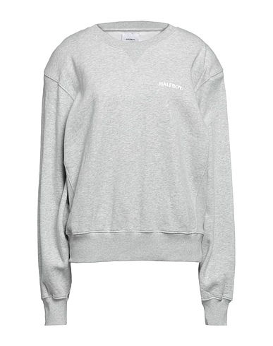HALFBOY Felpa Grigio chiaro 100% Cotone organico