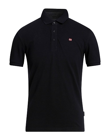 NAPAPIJRI Polo Nero 100% Cotone