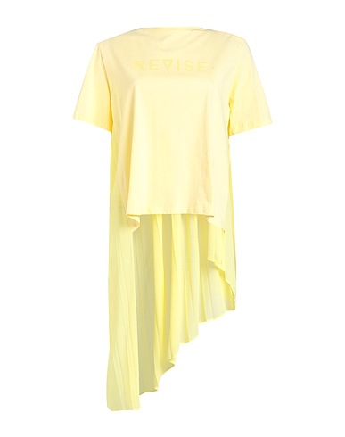 REVISE CONCEPT T-shirt Yellow 100% Polyester, Cotton