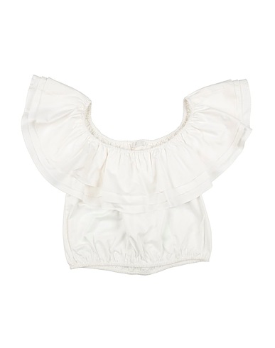 FUN & FUN Top Bianco 100% Cotone