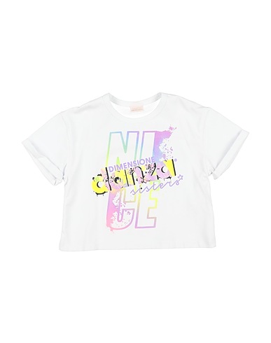 DIMENSIONE DANZA T-shirt SISTERS Bianco 90% Cotone, 10% Lycra®, Poliestere