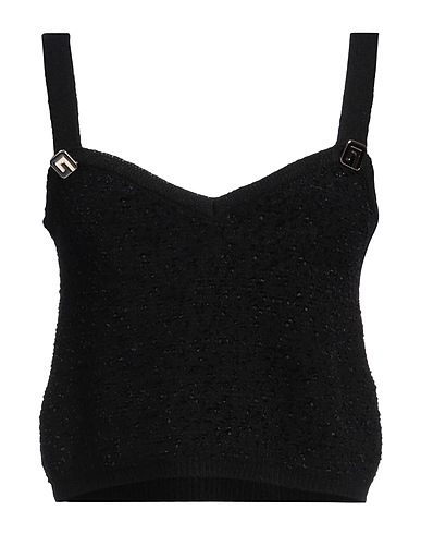 GAëLLE Paris Top Nero 50% Poliammide, 30% Acrilico, 10% Cotone, 5% Lana, 5% Altre Fibre
