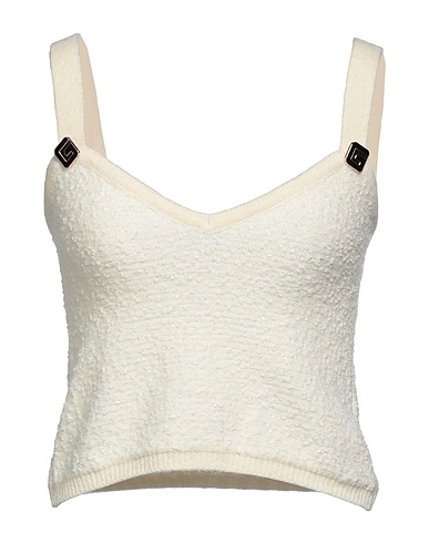 GAëLLE Paris Top Ivory 50% Polyamide, 30% Acrylic, 10% Cotton, 5% Wool, 5% Other Fibres