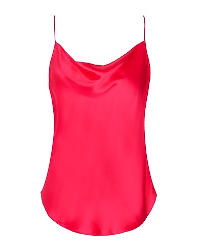 8 by YOOX Camisole SILK CAMISOLE Fuchsia 100% Silk