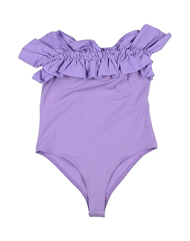 FUN & FUN Blouse Light purple 95% Cotton, 5% Elastane