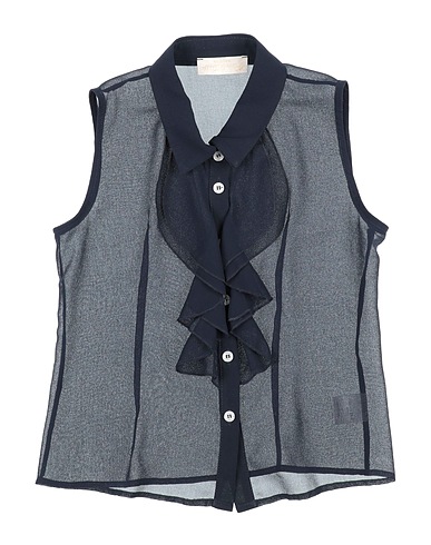PICCOLA DOLL Camicie e bluse tinta unita Blu notte 100% Poliestere