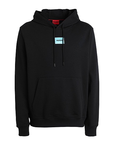 HUGO Felpa Nero 100% Cotone