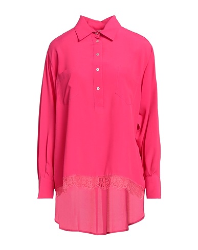 ANNA MOLINARI Top Fuchsia 85% Acétate, 15% Soie