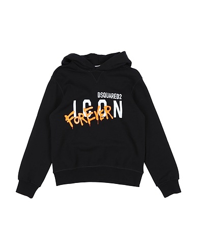 DSQUARED2 Sweatshirt ICON Schwarz 100% Baumwolle