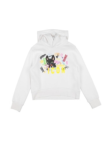DSQUARED2 Hoodie Weiß 100% Baumwolle