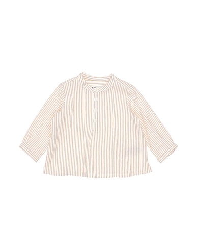 BONPOINT Patterned shirt Ivory 98% Cotton, 2% Elastane