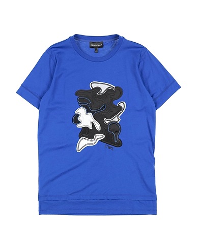 EMPORIO ARMANI T-shirt Bleu 100% Coton