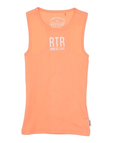 RETOUR T-shirt Salmon pink 95% Cotton, 5% Elastane