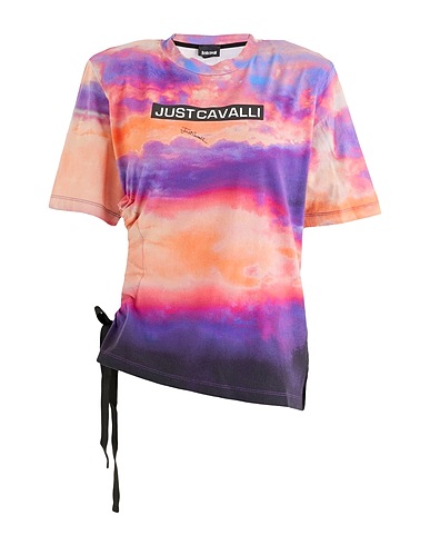 JUST CAVALLI T-shirt Purple 100% Cotton