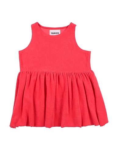 TOURISTE Canotta Rosso 100% Cotone organico