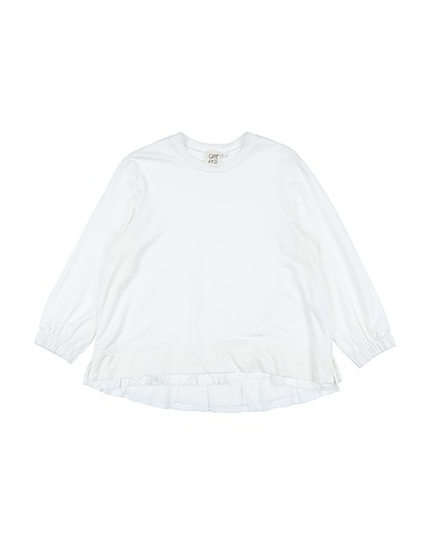 CAFFÉ D'ORZO T-shirt White 91% Viscose, 9% Elastane, Rayon