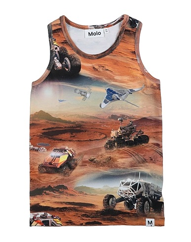 MOLO T-shirt Camel 95% Organic cotton, 5% Elastane