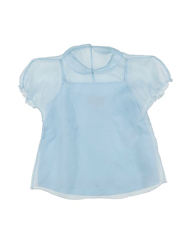 EMPORIO ARMANI Top Sky blue 100% Silk