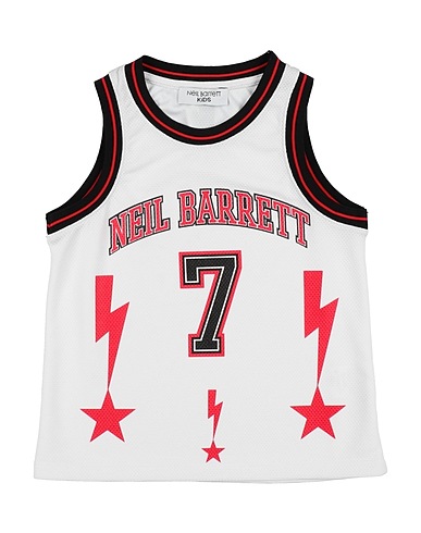 NEIL BARRETT Tank top White 100% Cotton