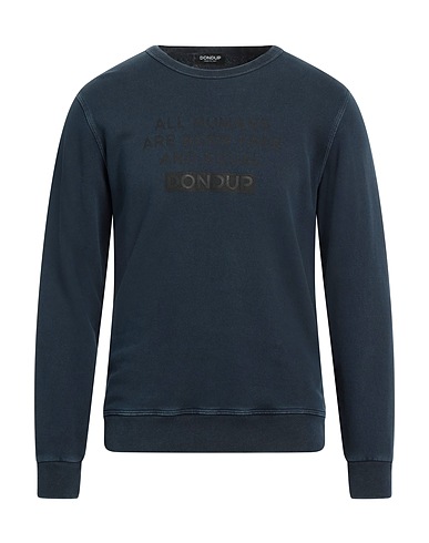 DONDUP Felpa Blu navy 100% Cotone