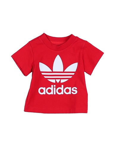ADIDAS ORIGINALS T-shirt Red 100% Cotton