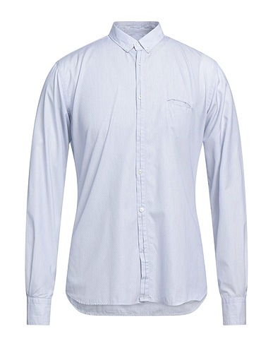 AGLINI Patterned shirt White 100% Cotton