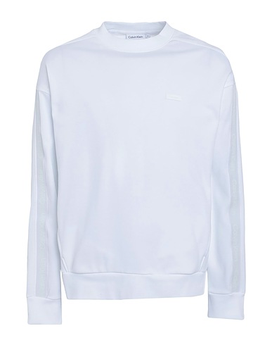 CALVIN KLEIN Sweatshirt White 64% Cotton, 36% Polyester
