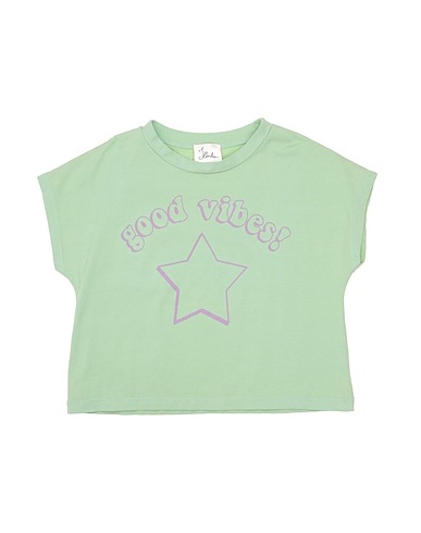 ILLUDIA T-shirt Light green 94% Cotton, 6% Elastane